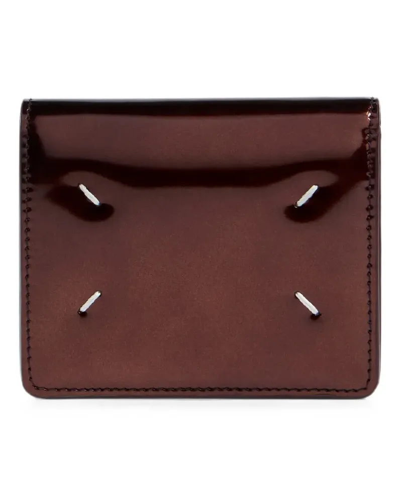 Maison Margiela Portemonnaie mit Ziernähten - Braun Braun