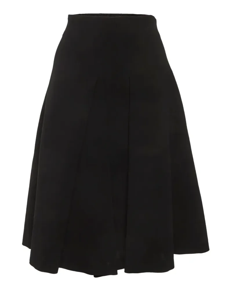 Max Mara pleated flared midi skirt - Schwarz Schwarz