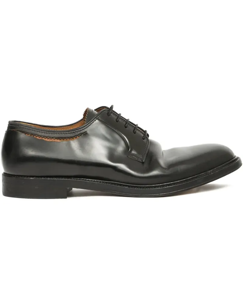 Maison Margiela Cut Schnürstiefel - Schwarz Schwarz