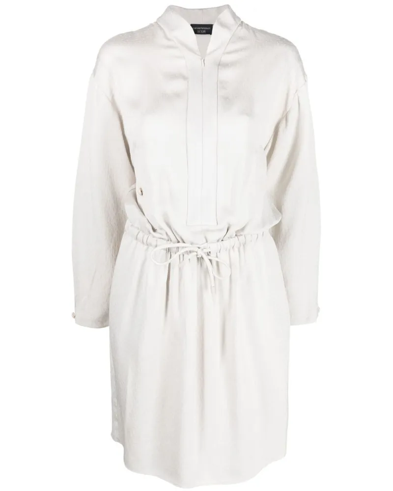 Emporio Armani Drapiertes Hemdkleid - Nude Nude