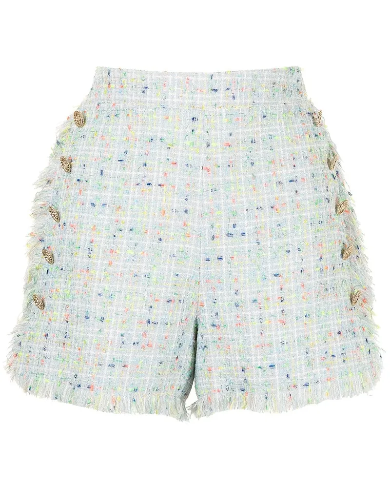 Edward Achour Tweed-Shorts im Matrosen-Look Mehrfarbig