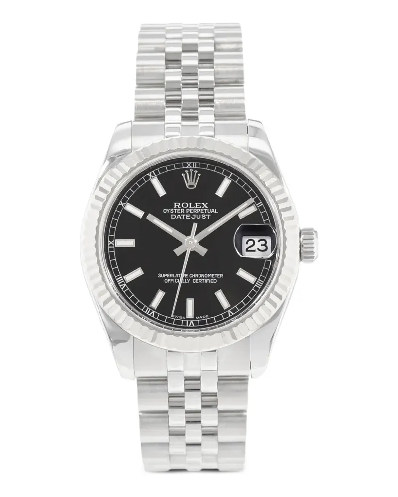 Rolex Datejust Armbanduhr 31mm - Schwarz Schwarz