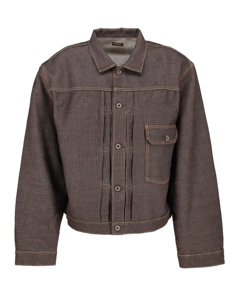 KAPITAL Klassische Hemdjacke - Braun Braun