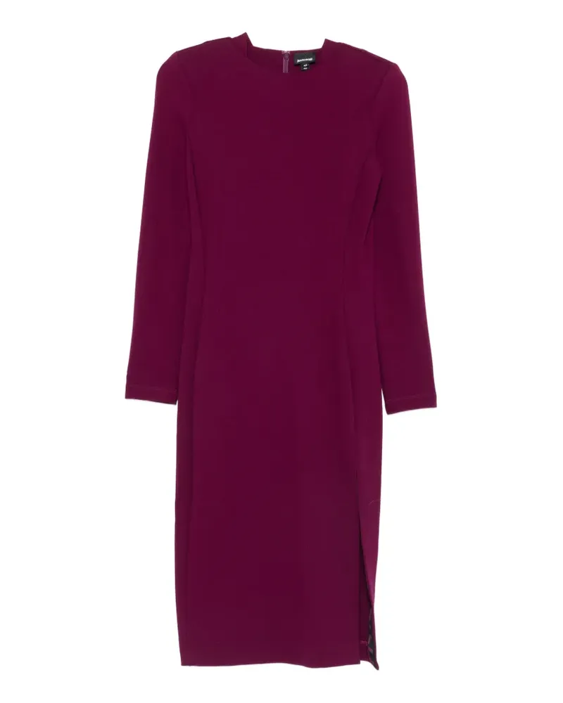 Just Cavalli long-sleeves midi dress - Violett Violett