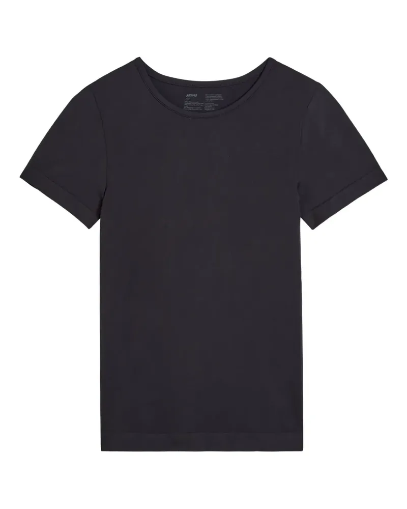SKIMS T-Shirt mit Rundhalsausschnitt - Schwarz Schwarz