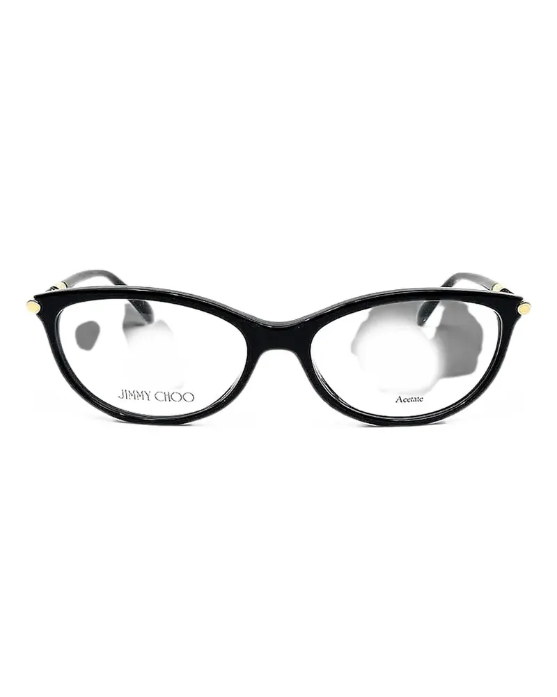 Jimmy Choo cat-eye frame glasses - Schwarz Schwarz