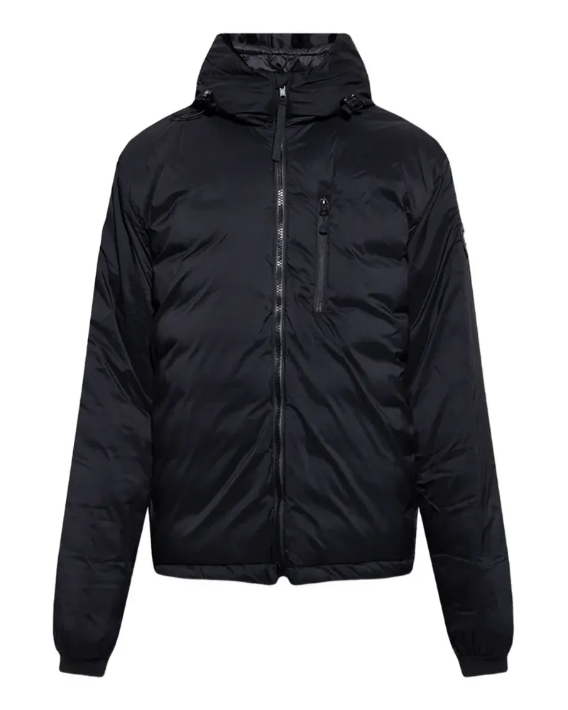 Canada Goose Kapuzenjacke mit Logo-Patch - Schwarz Schwarz
