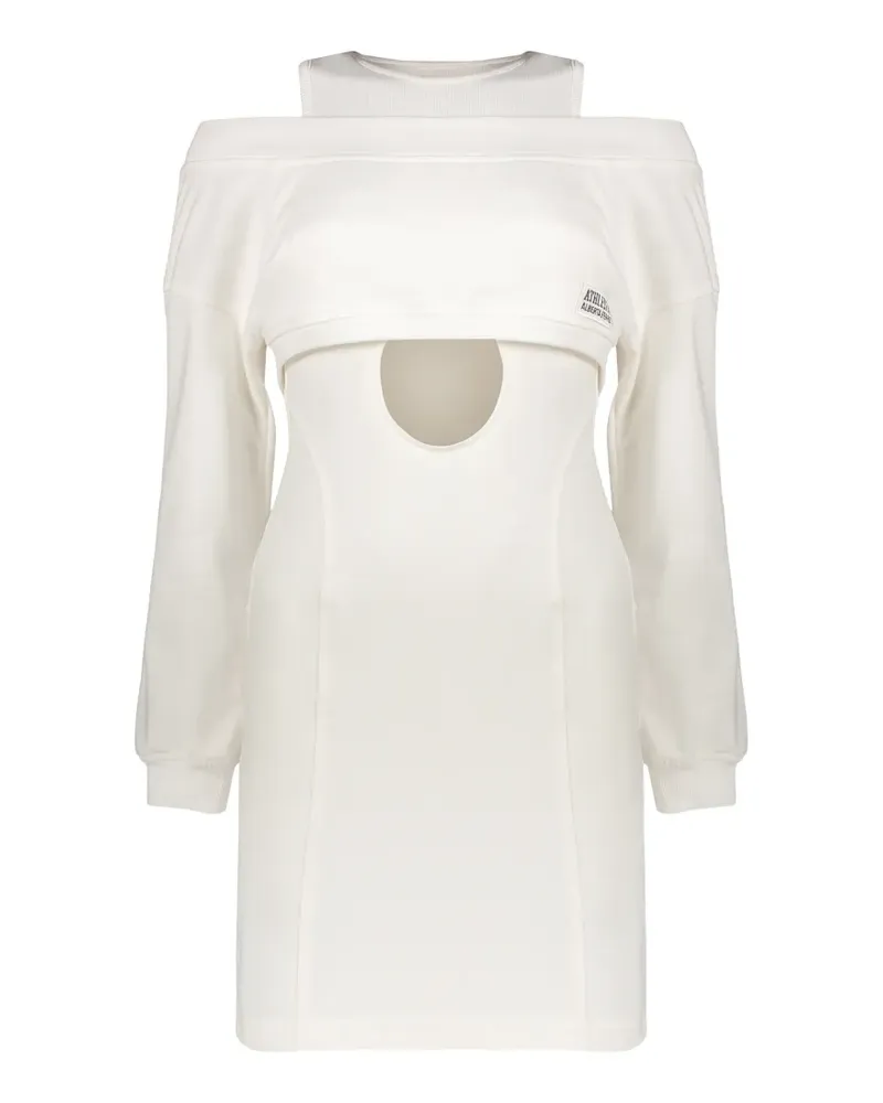 Alberta Ferretti Minikleid im Layering-Look - Nude Nude