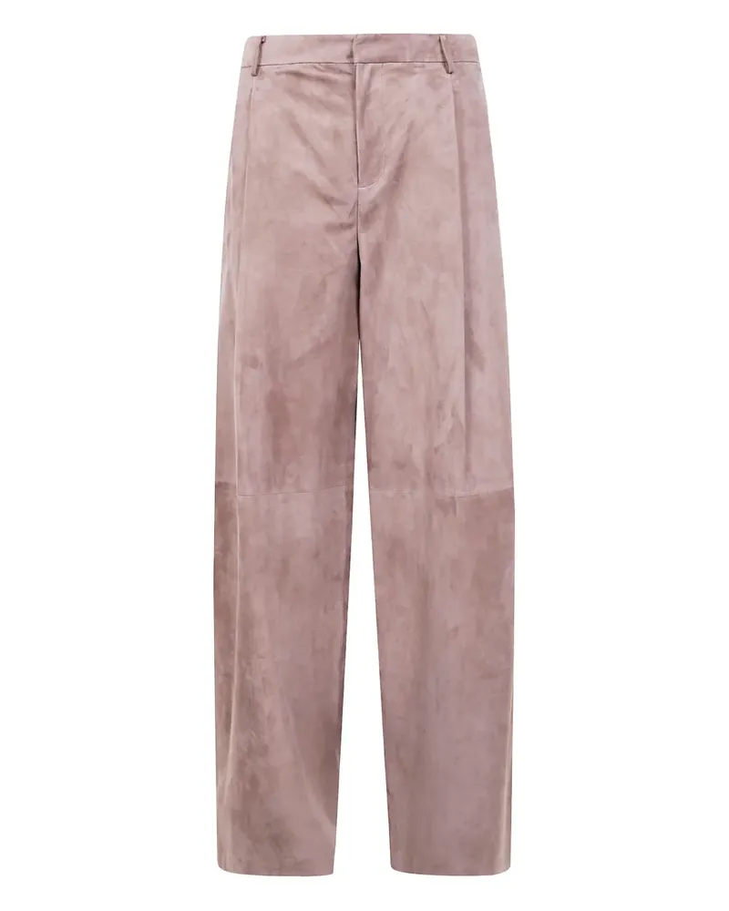 Max Mara Hose mit Einsätzen - Braun Braun