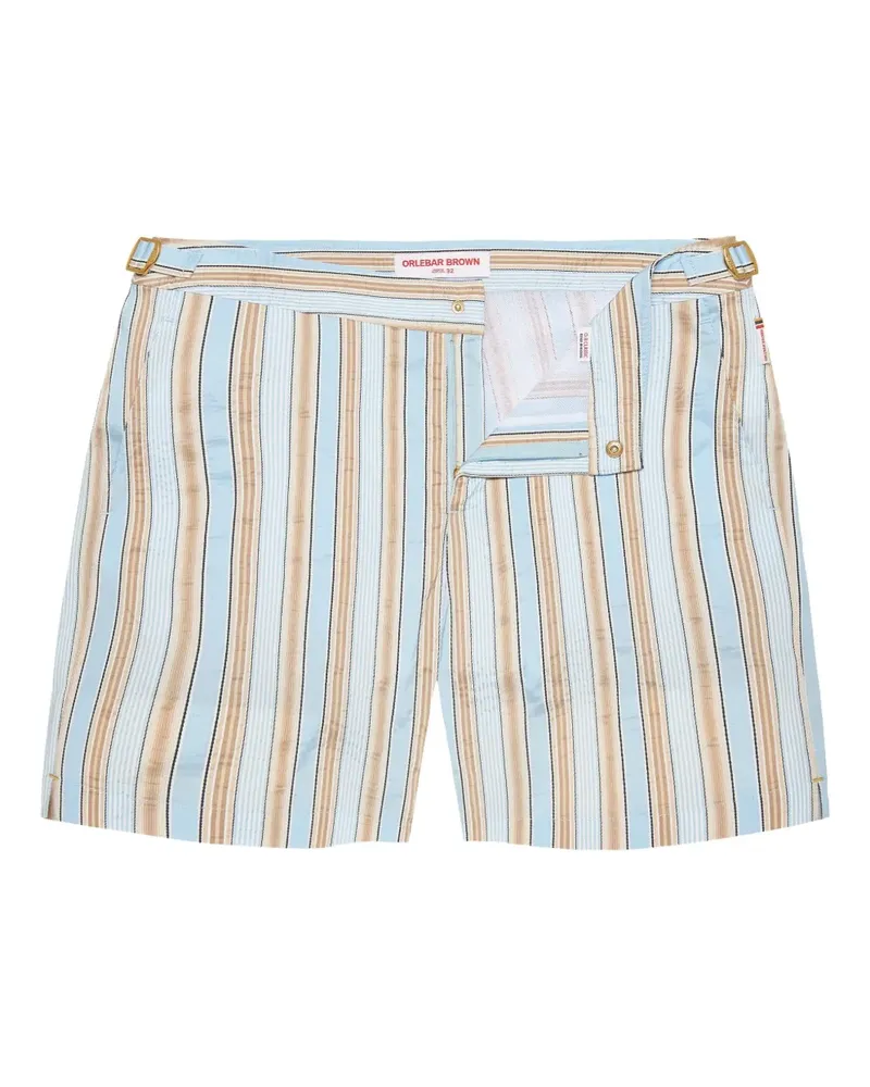 Orlebar Brown Gestreifte Badeshorts - Blau Blau