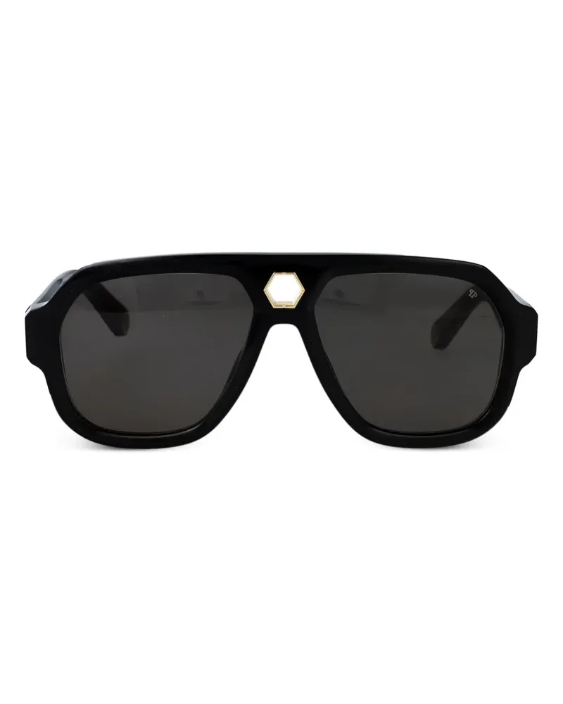 Philipp Plein Getönte Pilotenbrille - Schwarz Schwarz