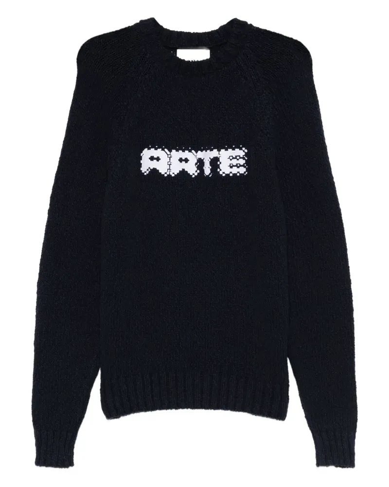 Arte Antwerp Pullover mit Logo - Blau Blau