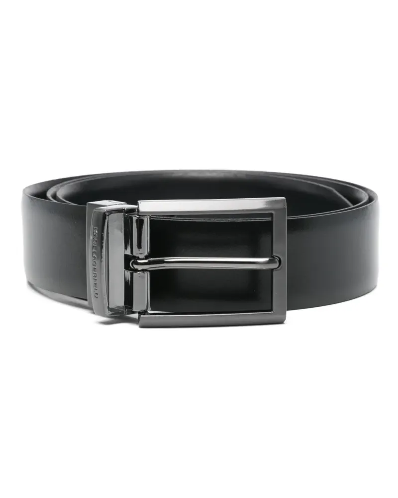 Karl Lagerfeld Klassischer Gürtel - Schwarz Schwarz