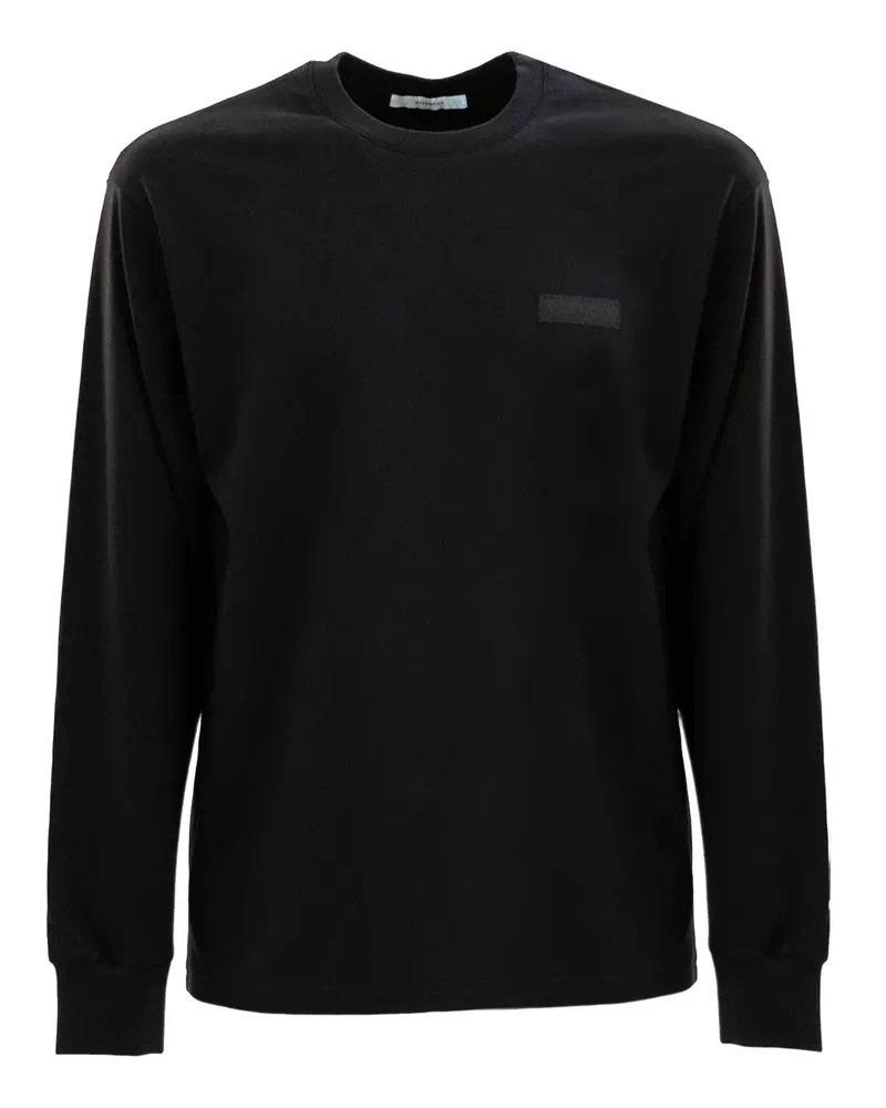 Givenchy Langarmshirt mit Logo - Schwarz Schwarz