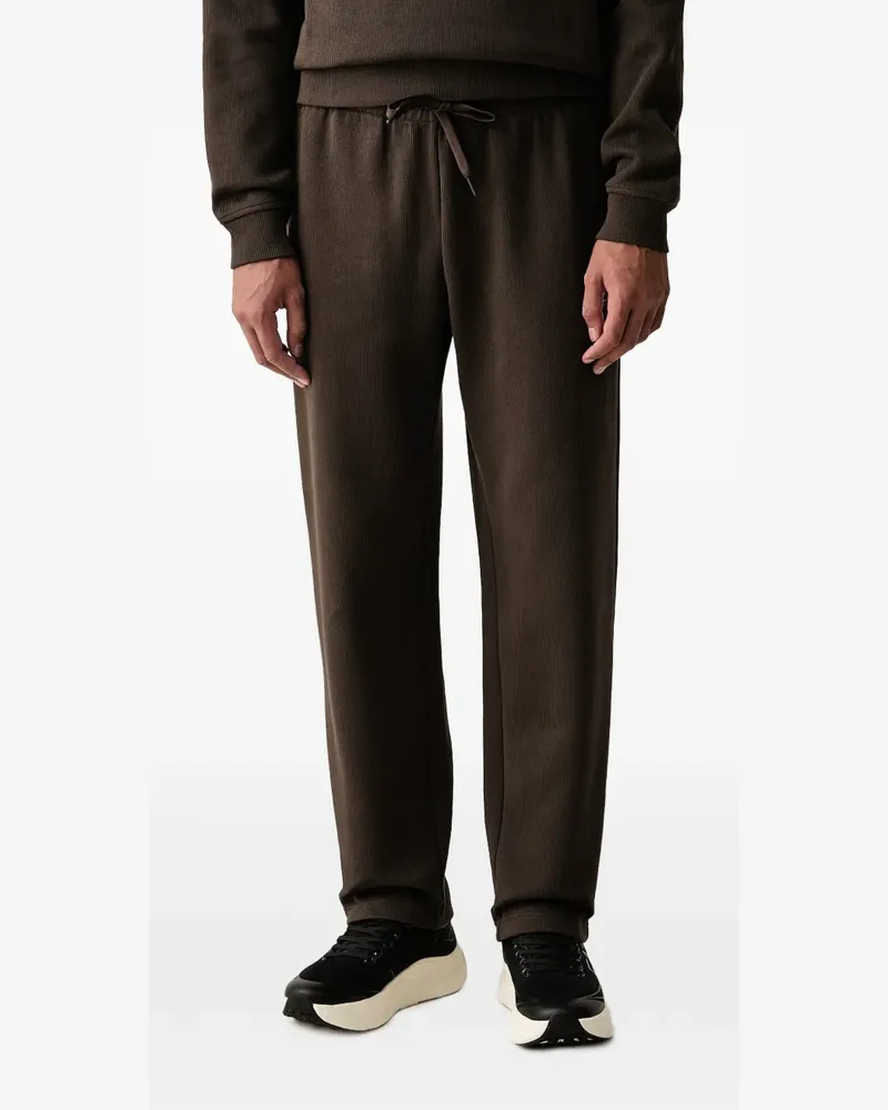 EA7 Jogginghose mit Logo-Patch - Braun Braun