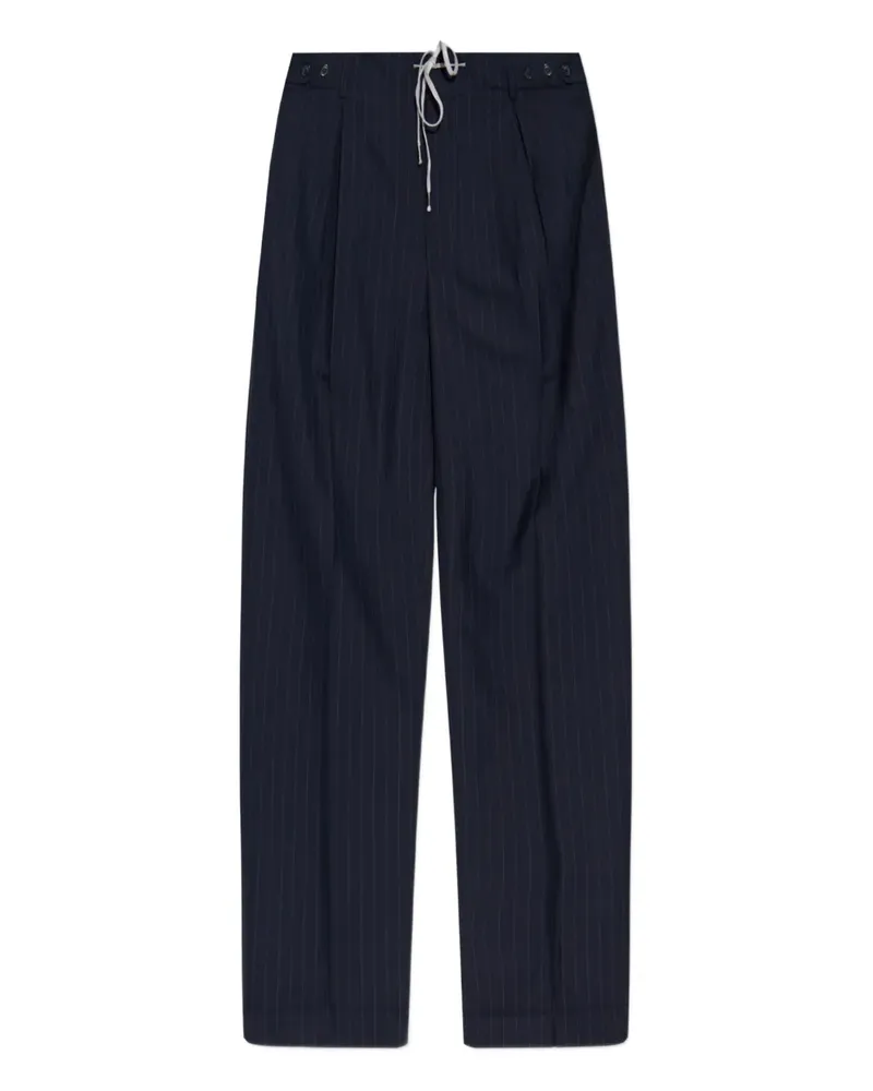 Maison Margiela pinstriped trousers - Blau Blau