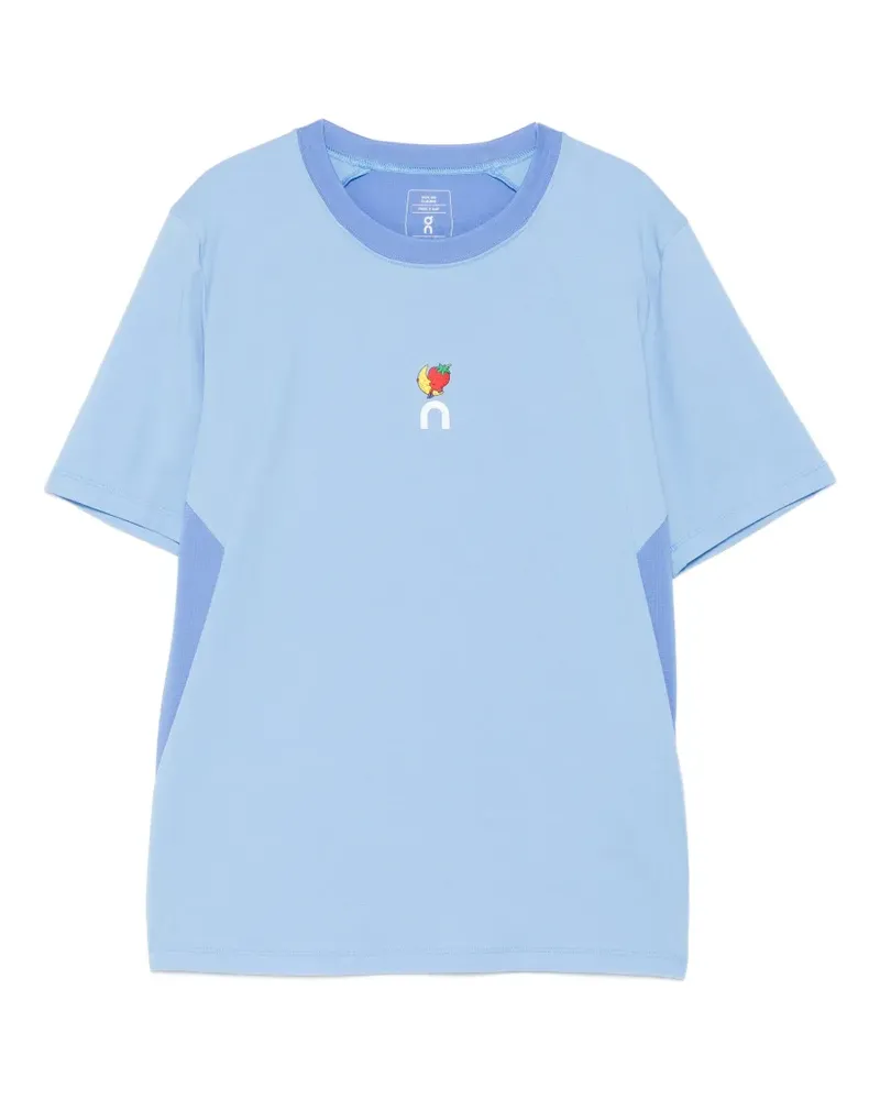 ON round-neck logo T-shirt - Blau Blau