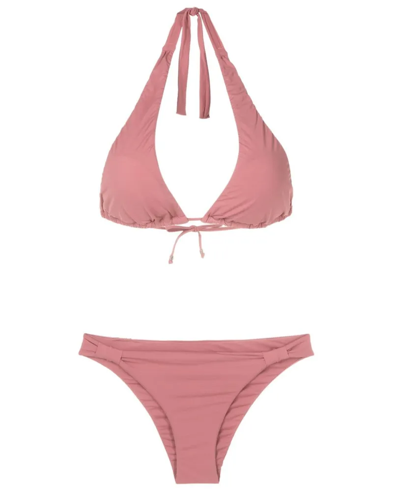 Amir Slama Triangel-Bikini mit Neckholder - Rosa Rosa