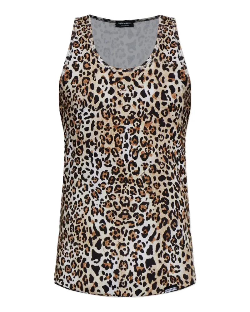 Dsquared2 leopard print vest - Nude Nude