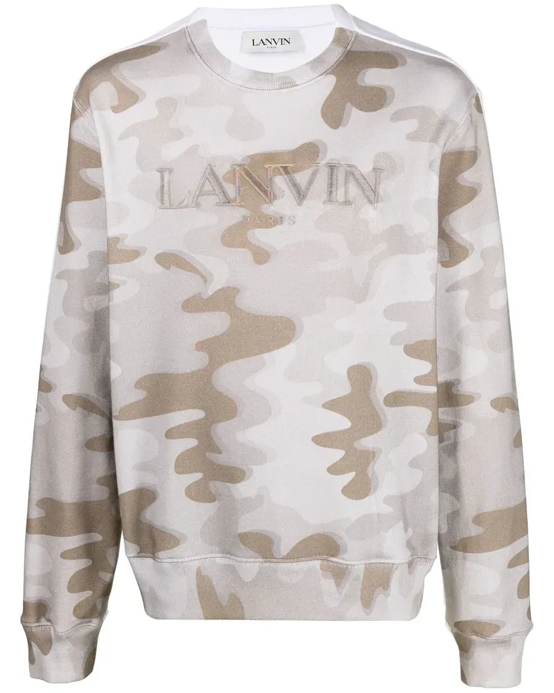 Lanvin Sweatshirt mit Camouflage-Print - Nude Nude