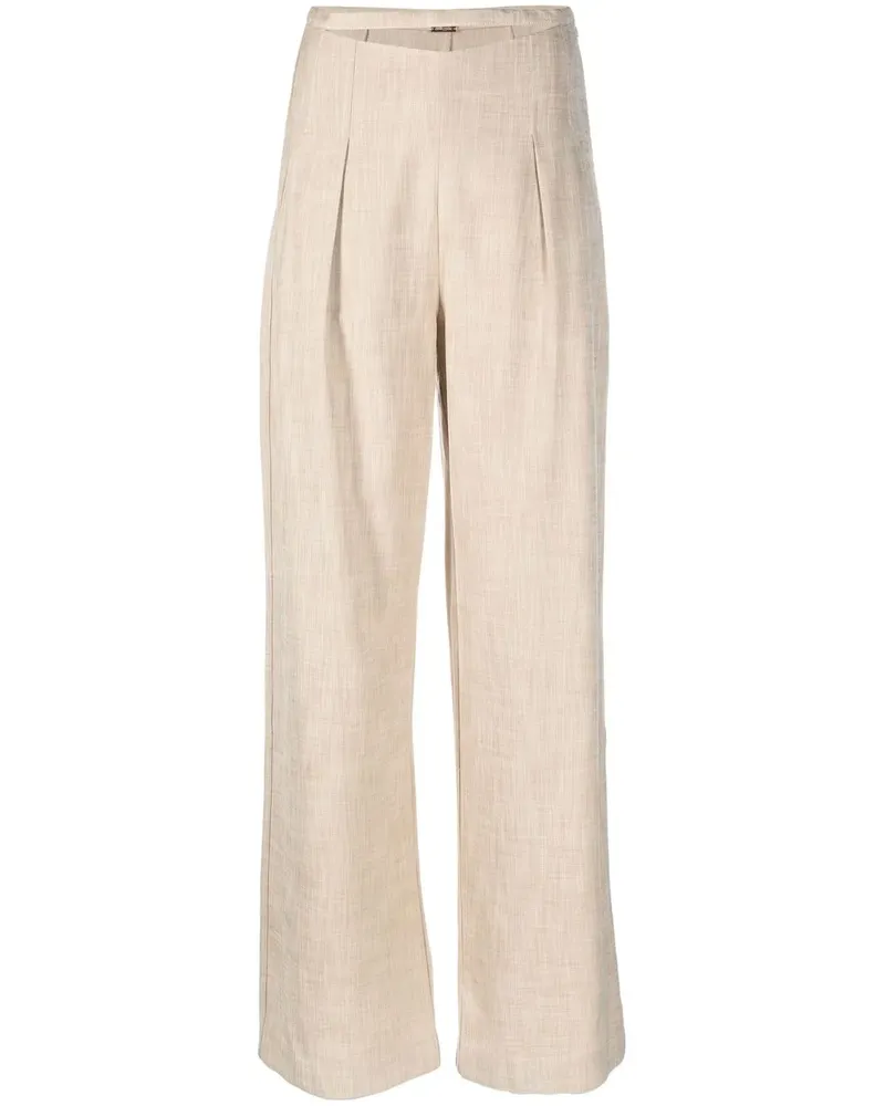 Cult Gaia Weite Hose mit Cut-Outs - Nude Nude