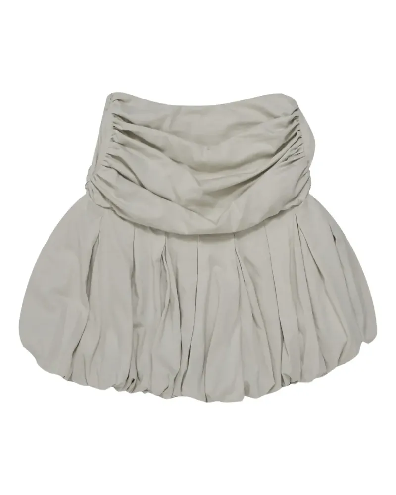 Renaissance Renaissance Qajar J ruched mini skirt - Grau Grau