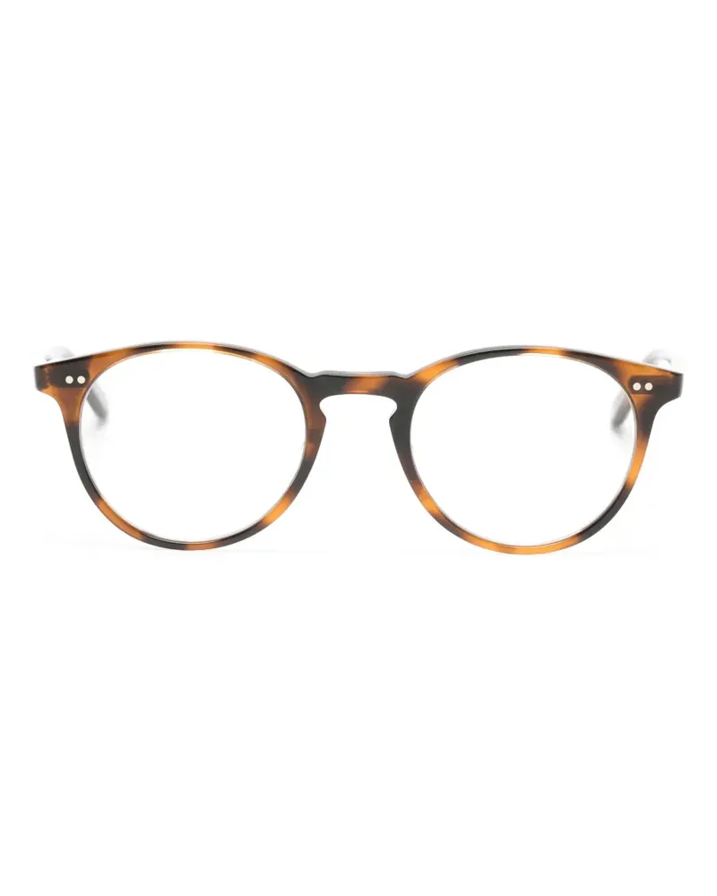 Garrett Leight Runde Winward Brille - Braun Braun