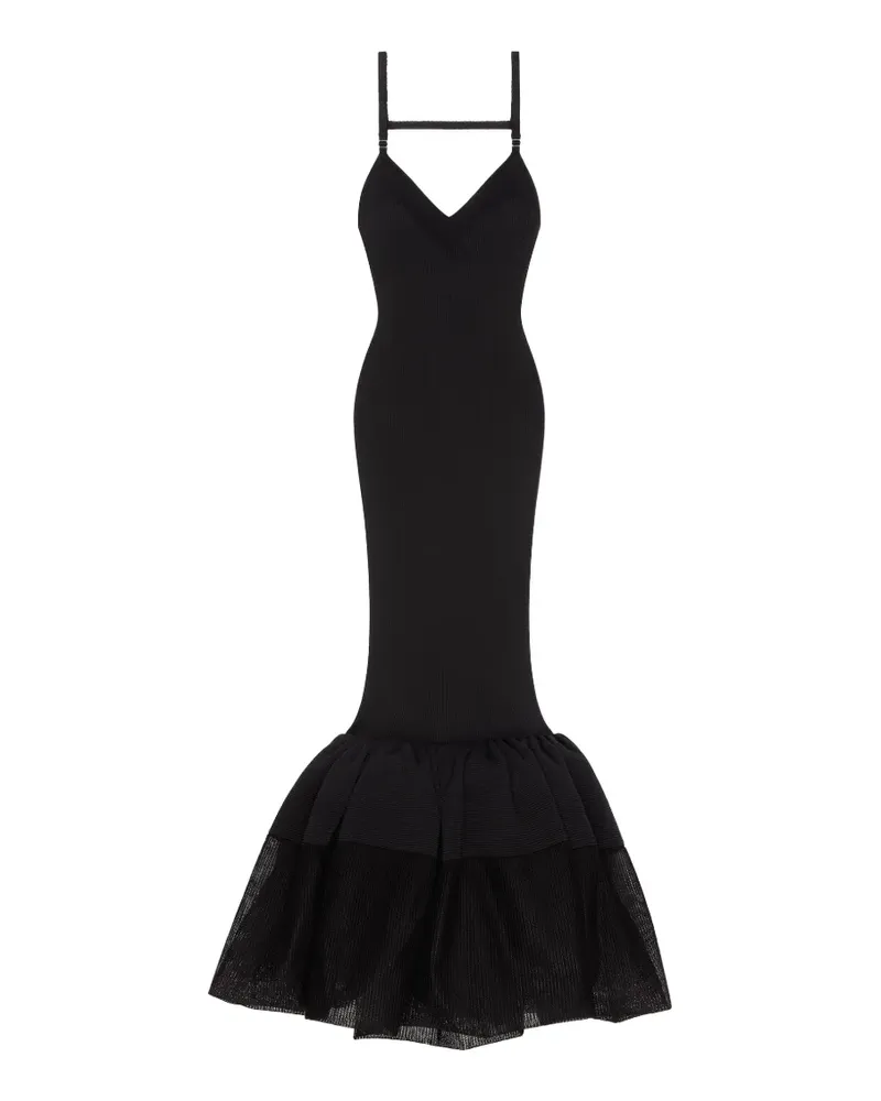 Givenchy Kleid mit V-Ausschnitt - Schwarz Schwarz