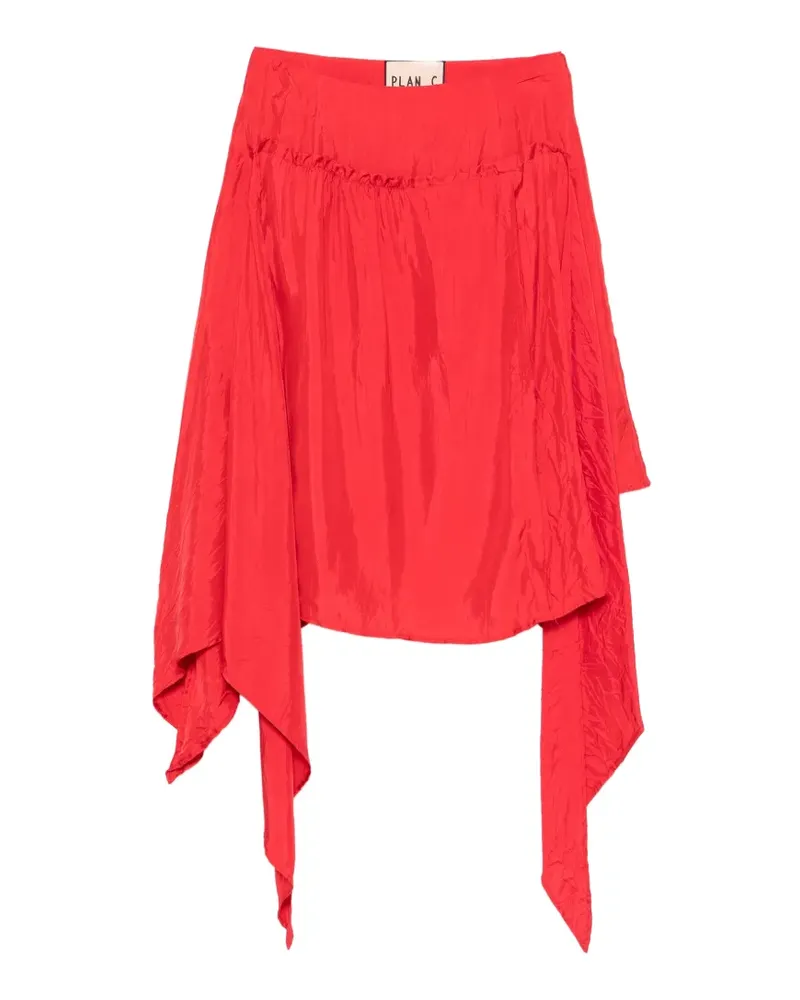 PLAN C Rock mit Schleifenverschluss - Rot Rot