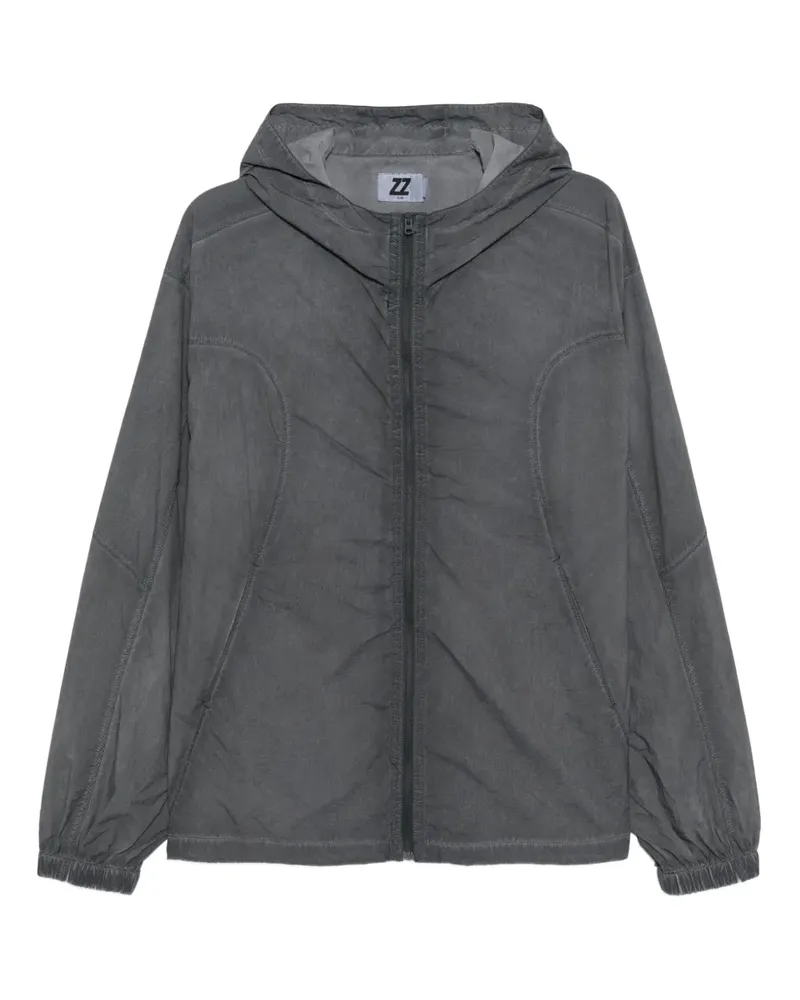 Izzue Jacke mit Slogan - Grau Grau