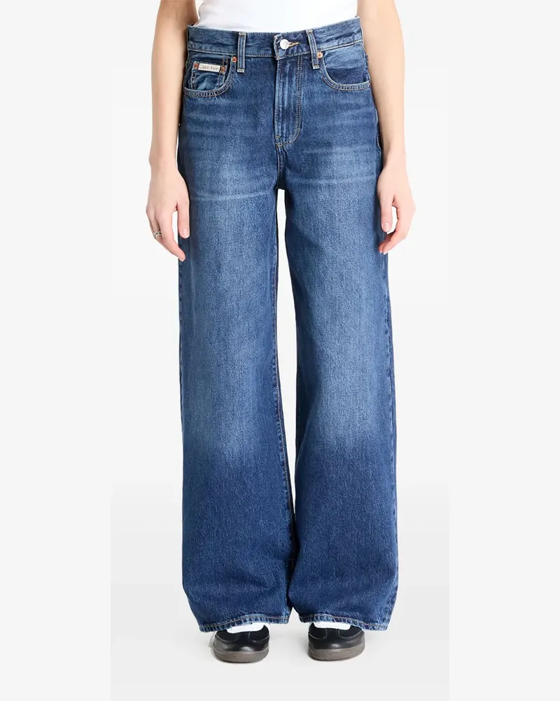 Calvin Klein The Wide Leg Jeans - Blau Blau