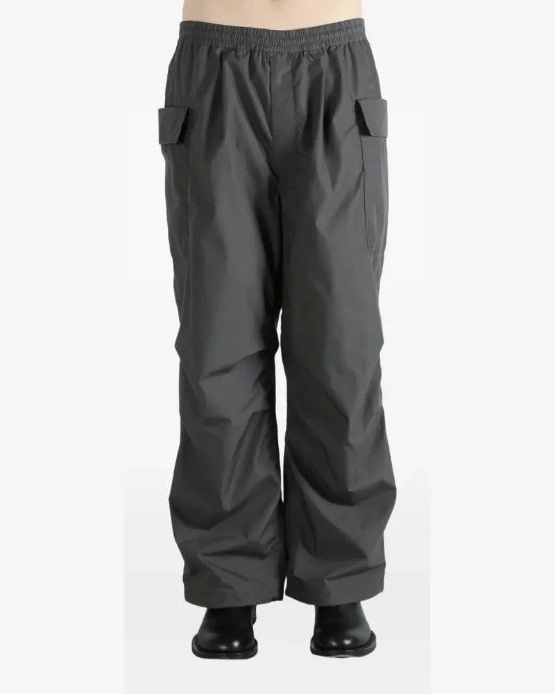 nanamica elasticated-waist cargo pants - Grau Grau