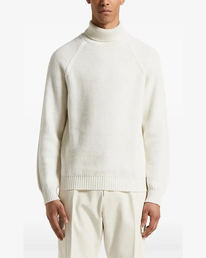 Peserico Pullover mit Raglanärmeln - Weiß Weiß