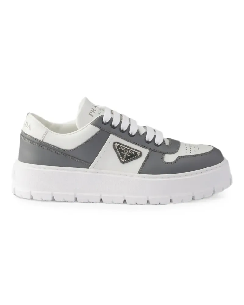 Prada Sneakers aus Leder - Weiß Weiß