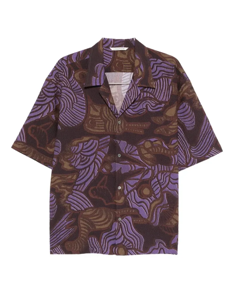 A Kind Of Guise Samata printed shirt - Braun Braun