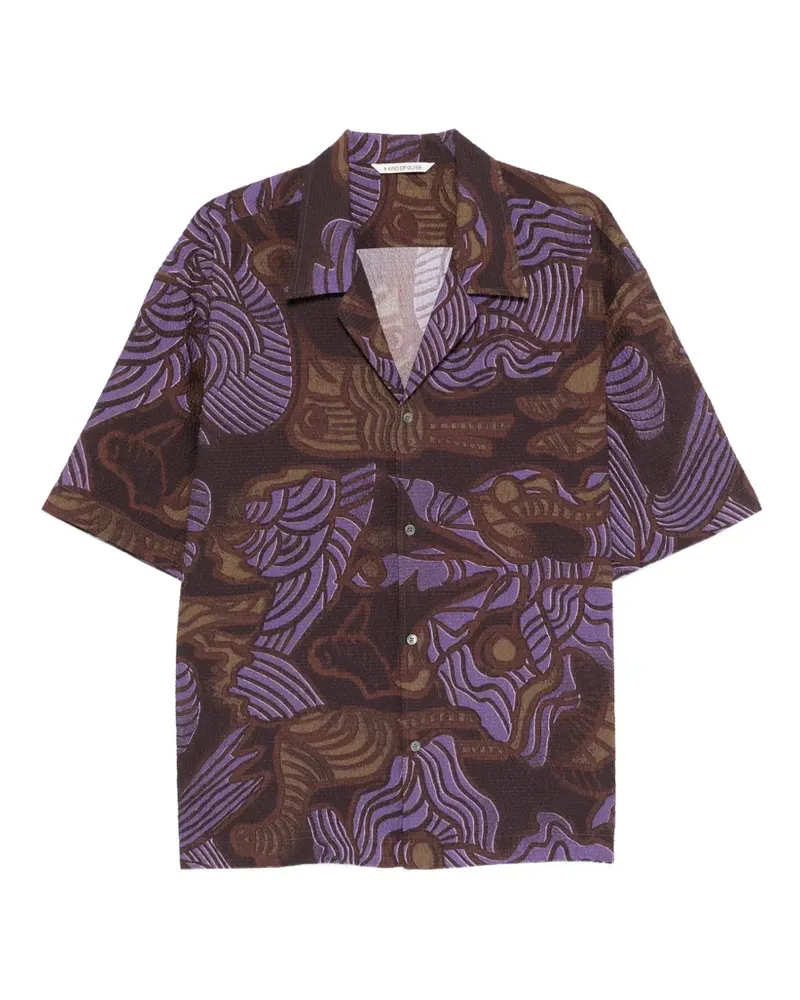 A Kind Of Guise Samata printed shirt - Braun Braun