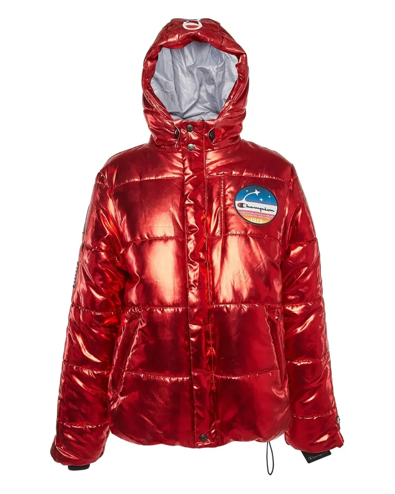Champion Gefütterte Kapuzenjacke - Rot Rot