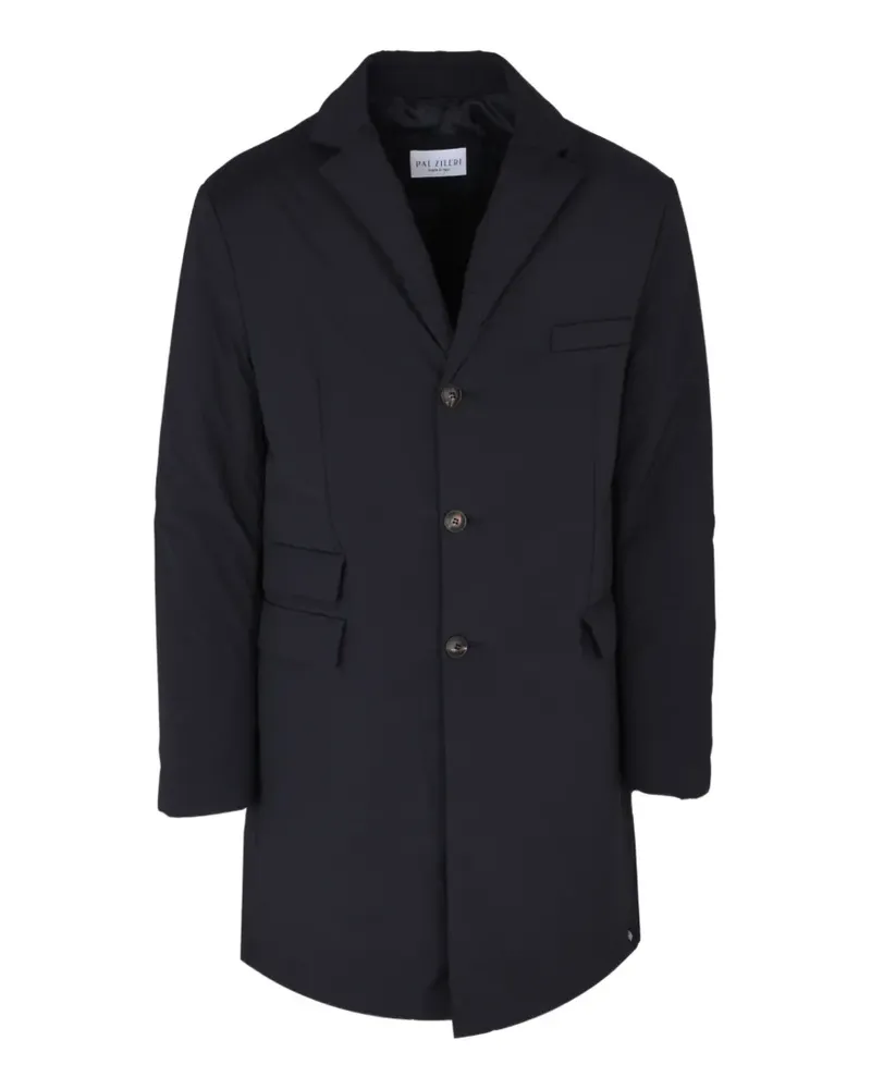 Pal Zileri single-breasted notched-lapel coat - Schwarz Schwarz