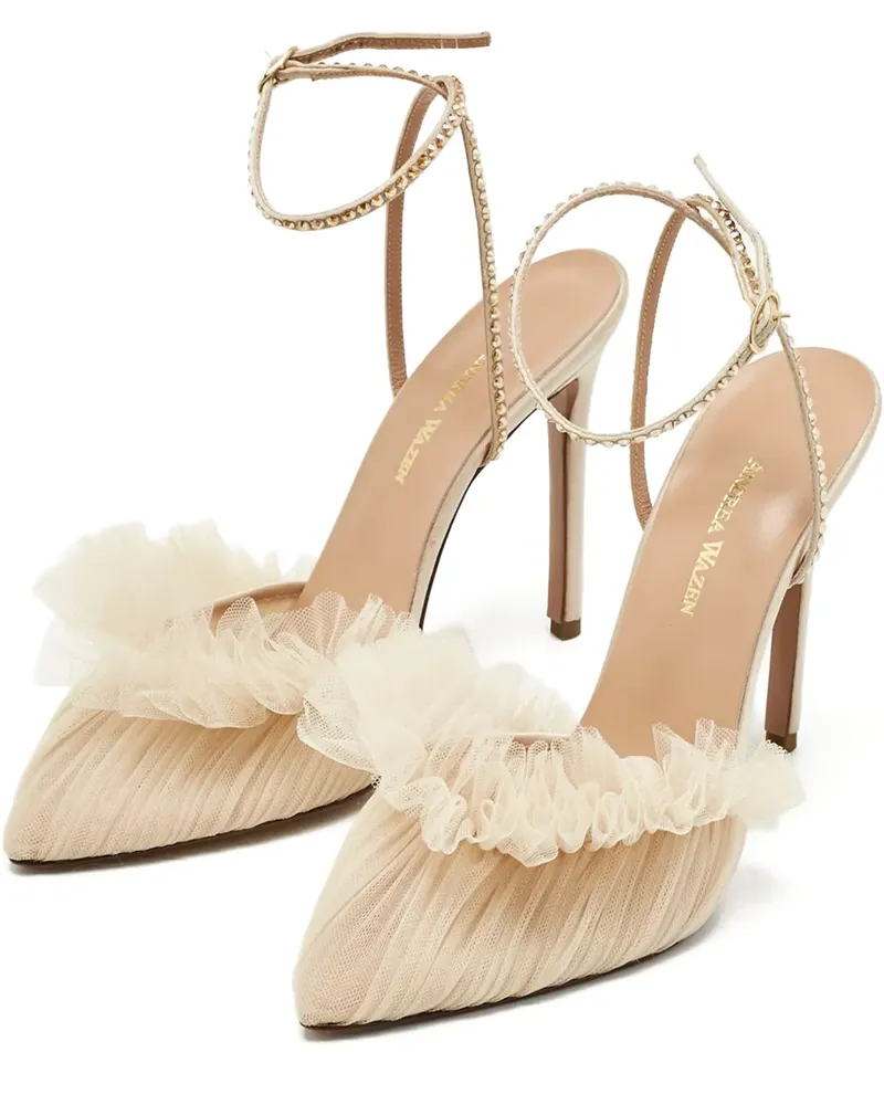 Alexandre Birman Kaya Pumps mit Knöchelriemen - Nude Nude