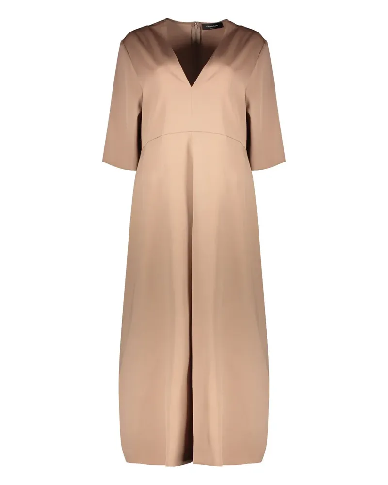 Fabiana Filippi Midikleid aus Satin - Braun Braun