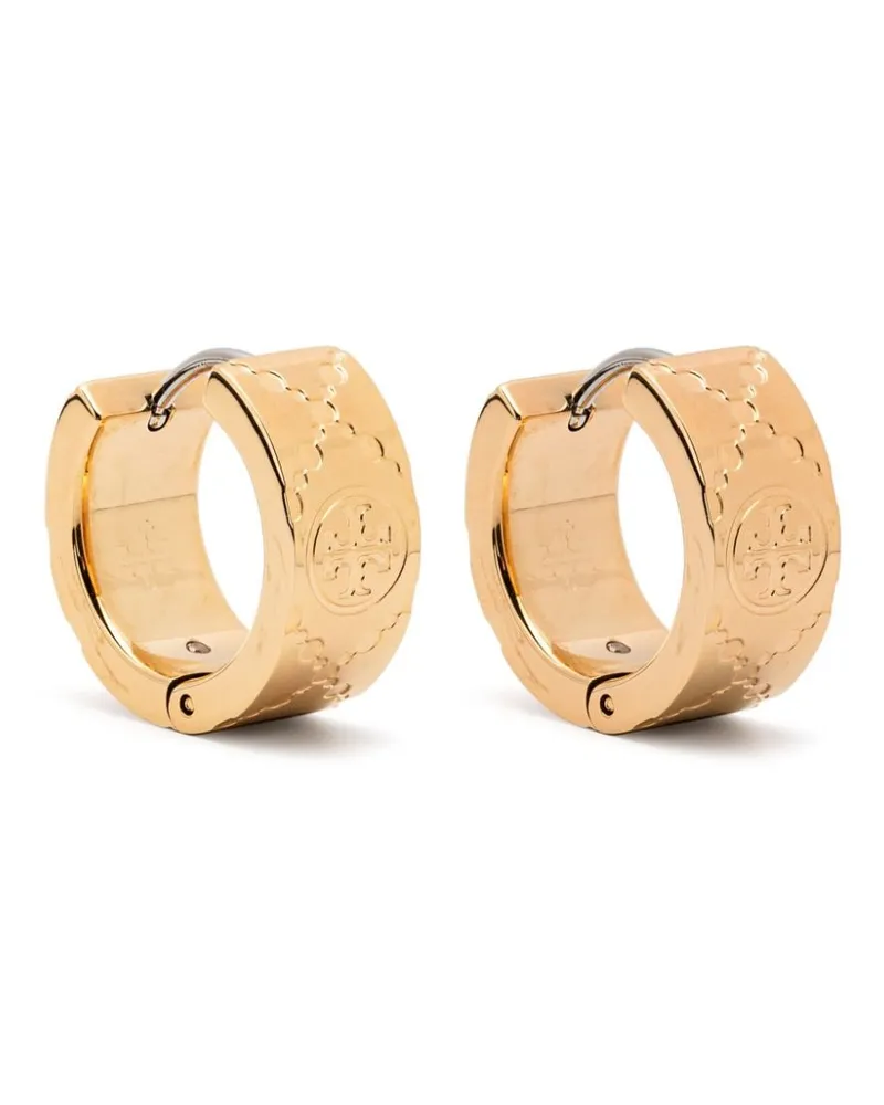 Tory Burch Kleine Creolen mit T-Monogramm - Gold Gold