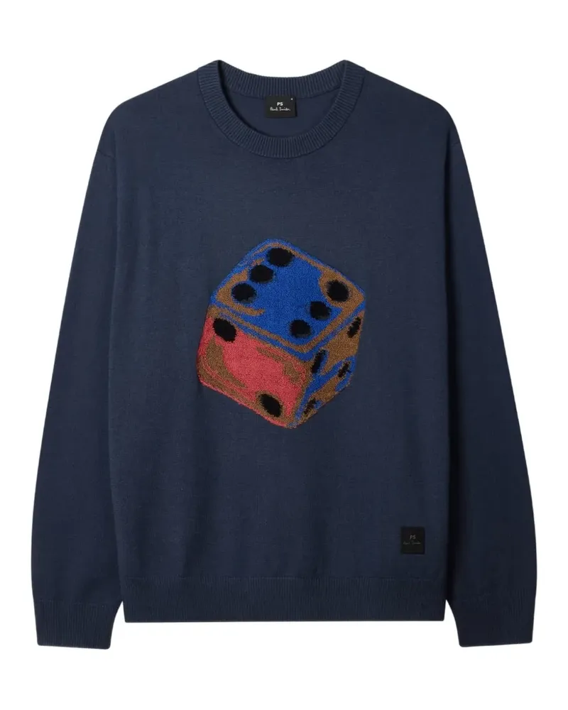 Paul Smith Pullover mit Würfel-Print - Blau Blau