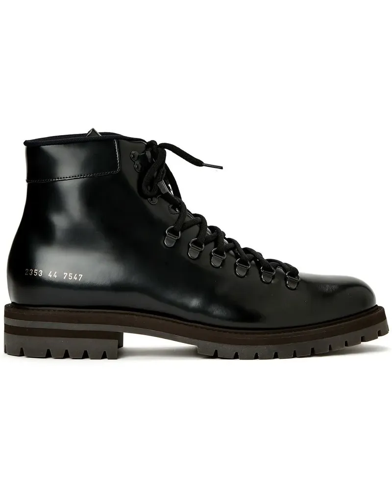 Common Projects Klassische Schnürstiefel - Schwarz Schwarz