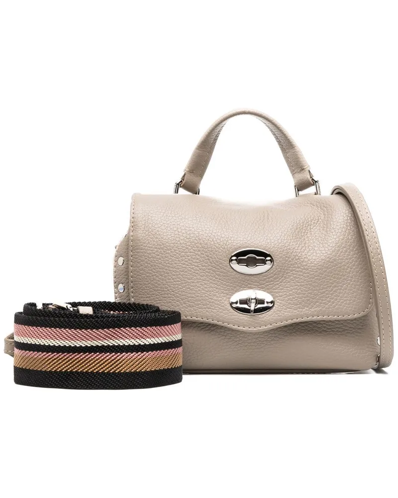Zanellato Clutch mit Nieten - Braun Braun