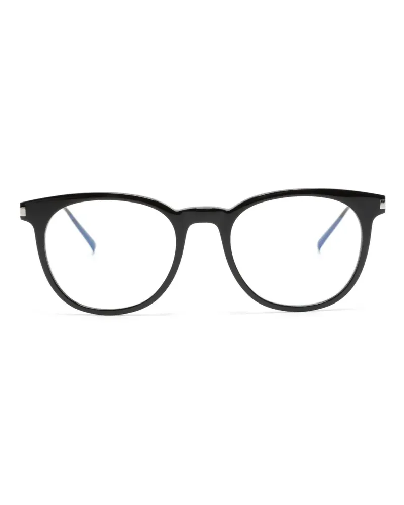 Saint Laurent Brille mit rundem Gestell - Schwarz Schwarz