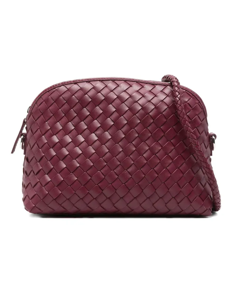 Dragon Diffusion Chunky Fellini interwoven clutch bag - Rot Rot