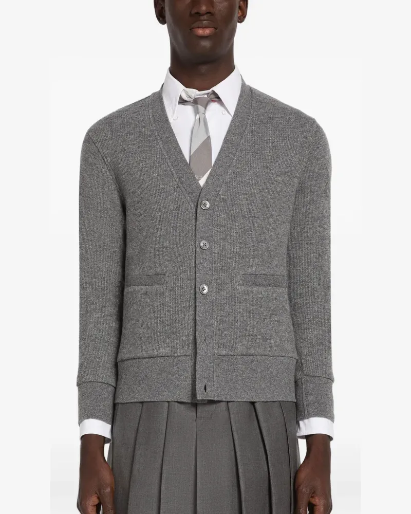 Thom Browne Cardigan aus Kaschmir - Grau Grau