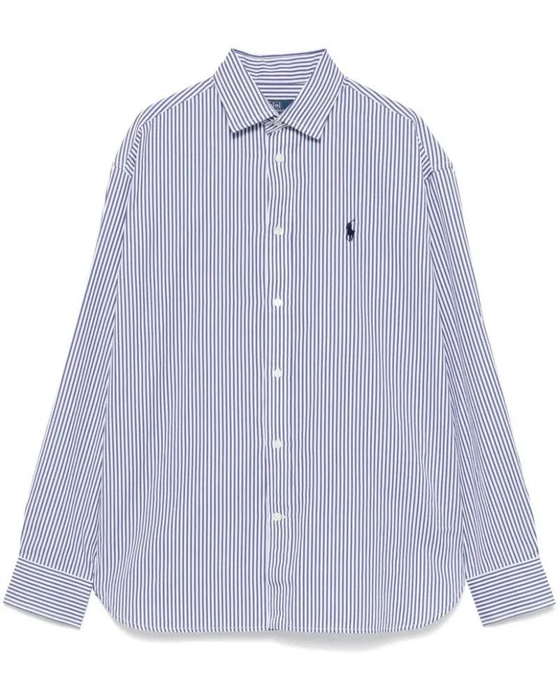 Ralph Lauren Gestreiftes Hemd - Blau Blau
