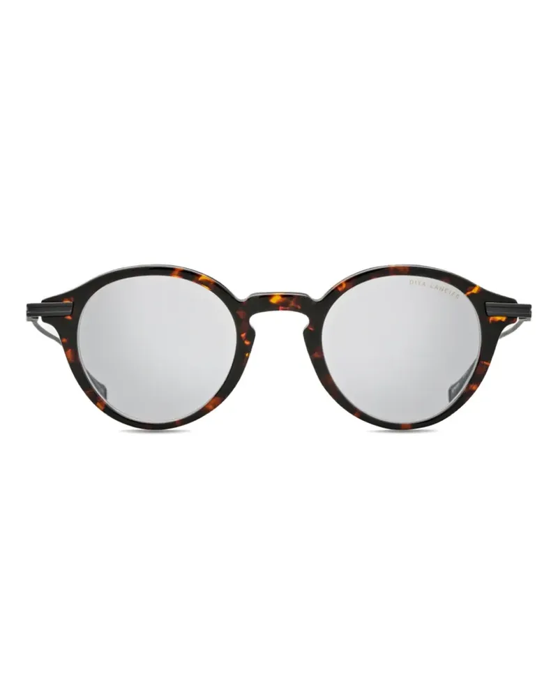 DITA Lancier LSA-427 Brille mit rundem Gestell - Braun Braun