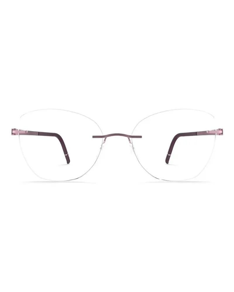 Silhouette Rahmenlose Momentum Brille - Rosa Rosa